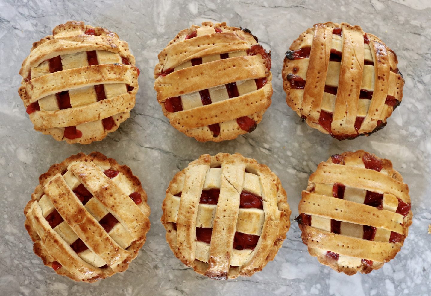 Tart Cherry Pies 